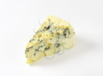 Wedge of French blue cheese