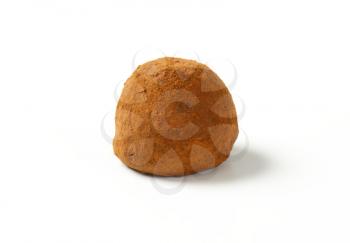 Chocolate truffle coated in cocoa powder
