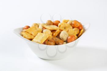 Arare - Japanese peanut and rice snack mix