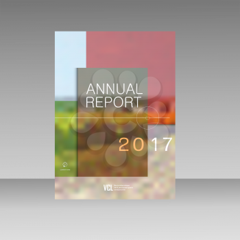 Cover design for Annual Report, Catalog or Magazine, Book or Brochure, Booklet or flyer. Creative vector concept.