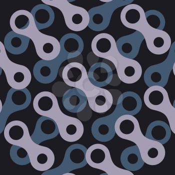 Vector pattern with abstract figures.