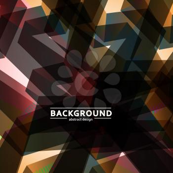 Abstract vector background of chaotic shapes eps.