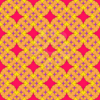 Seamless Background with Abstract Colorful Tile Geometric Pattern. Eps10, Contains Transparencies. Vector