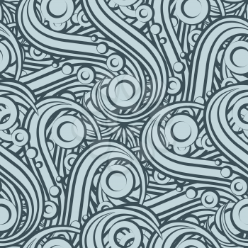 Abstract seamless pattern with industrial elements.