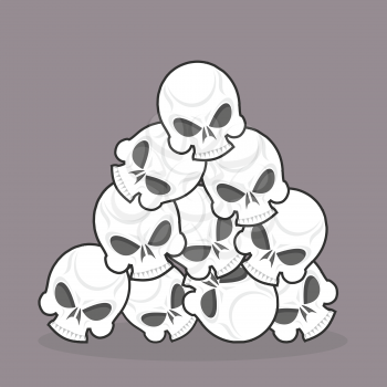 pile of skulls