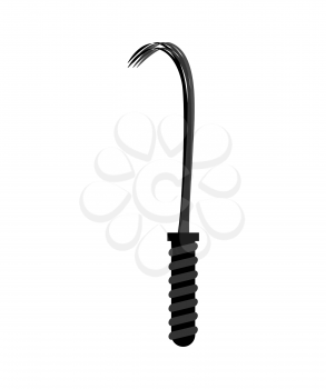 BDSM whip isolated. Sex toy for adults
