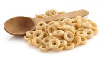 cereal rings solated on white background