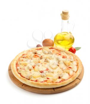 pizza isolated on white background