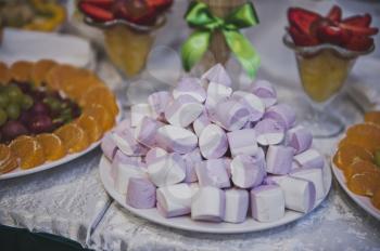 Sweets on a table.