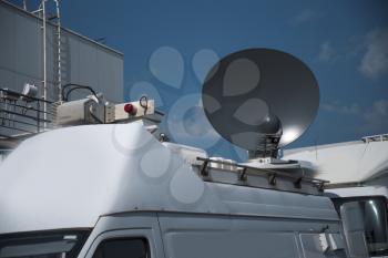 television mobile station for news footage