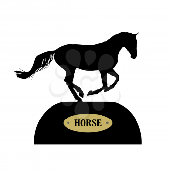 Horse symbol vector