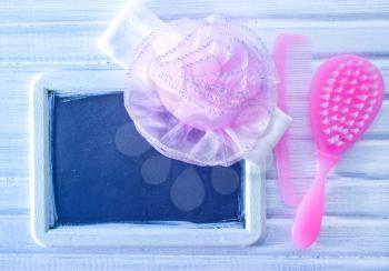 Baby brush with comb