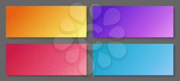 Vector Minimal covers design. Color Geometric halftone gradients. Design Template for poster and cover.