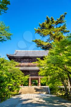 Sanmon Gate at Nanzen-ji Temple in Kyoto, Japan