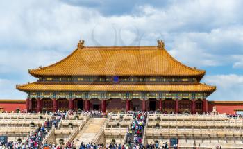 The Hall of Supreme Harmony in the Forbidden City of Beijing - China