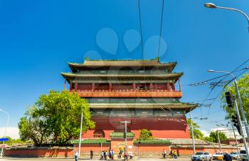Gulou or Drum Tower in Beijing - China