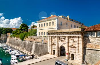 Kopnena Vrata, a city gate of Zadar in Croatia