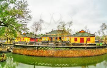 The Imperial City in Hue. UNESCO world heritage in Vietnam