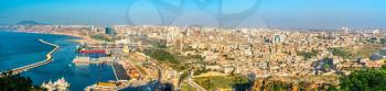 Skyline of Oran, a major city in Algeria, North Africa