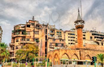 Ain Al-Mreisseh Mosque in Beirut, the capital of Lebanon