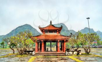 Ly Thai To Beer House at Hoa Lu, ancient capital of Vietnam. Trang An Scenic Landscape Complex