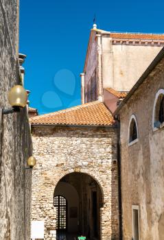 Euphrasian Basilica in Porec. UNESCO world heritage in Istria, Croatia