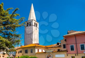 Euphrasian Basilica in Porec. UNESCO world heritage in Istria, Croatia