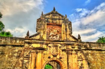 The Main Gate of Fort Santiago in Intramuros - Manila, the Philippines