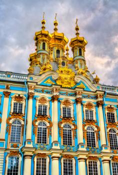 Church of the Resurrection at the Catherine Palace in Tsarskoye Selo - Saint Petersburg, Russia