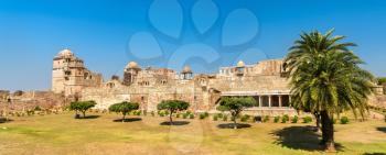Rana Kumbha Palace, the oldest monument at Chittorgarh Fort - Rajastan State of India