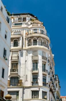 French Colonial Architecture in Algiers, the capital of Algeria