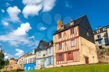 Traditional half-timbered houses in Le Mans - Pays de la Loire, France