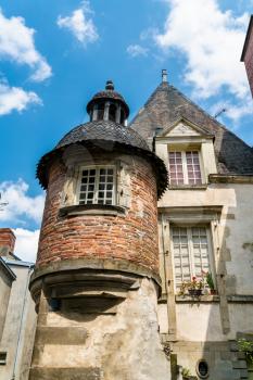 Traditional house in Vitre - Brittany, the Ille-et-Vilaine department of France