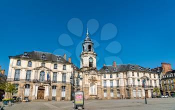The town hall of Rennes in Brittany, France