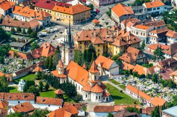 Saint Nicholas Church in the old town of Brasov - Transilvania, Romania