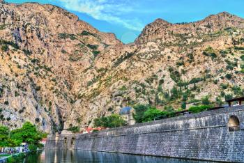 City walls of Kotor in Montenegro - Balkans, Europe