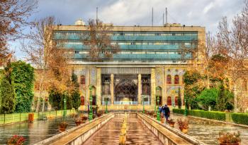 Takht-e-Marmar building of Golestan Palace - Tehran, Iran
