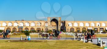 View of Naqsh-e Jahan Square in Isfahan, Iran
