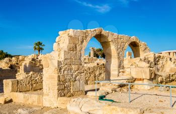 Ruins of Kourion, an ancient Greek city in Cyprus