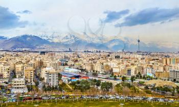 View of Tehran from the Azadi Tower - Iran