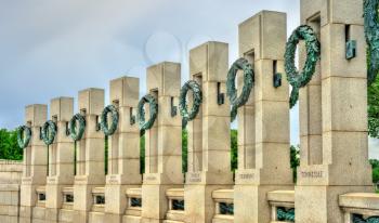 National World War II Memorial in Washington, D.C. United States