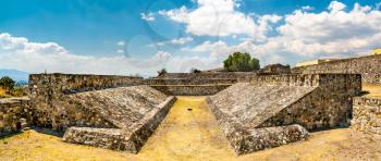 Ballcourt at Yagul, a Zapotec archaeological site near Oaxaca in Mexico