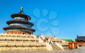 The Hall of Prayer for Good Harvests in Beijing. UNESCO World Heritage site in China