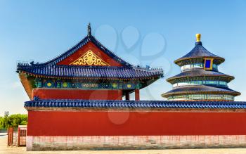 The Hall of Prayer for Good Harvests in Beijing. UNESCO World Heritage site in China