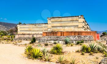 Zapotec ruins at the Mitla Archaeological Site in Oaxaca, Mexico