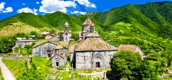 View of Haghpat Monastery, UNESCO world heritage in Armenia