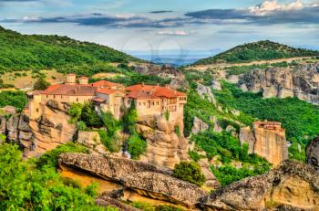 The Holy Monasteries of Varlaam and Saint Nicholas Anapafsas at Meteora - Thessaly, Greece