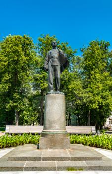 Statue of young Vladimir Ulyanov-Lenin in Kazan - Tatarstan, Russia