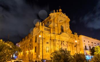 Santa Teresa alla Kalsa, a baroque church in Palermo, Sicily, Italy