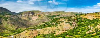 View of Subasi Village in the Southeastern Taurus Mountains, Turkey